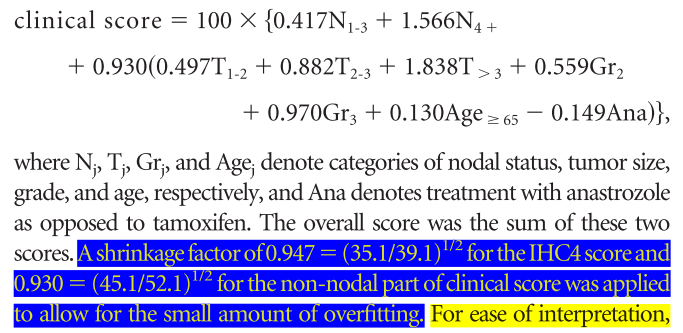 genomic health calculator